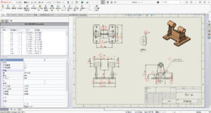 SOLIDWORKS Inspection プロジェクト画面イメージ